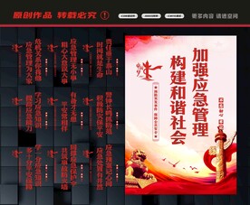 应急管理展板