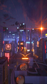 酒吧万圣节海报C4D