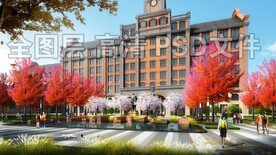 枫树秋季学校教堂