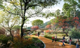 树林野外效果图