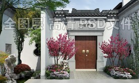 古建爬藤效果图