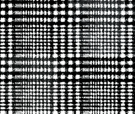 单色布纹格仔循环印花