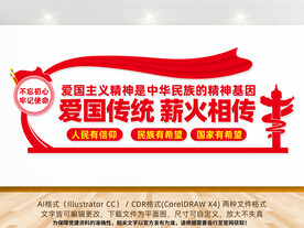 爱国教育宣传栏