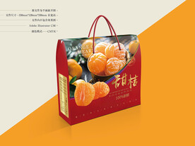 桔子包装 平面图