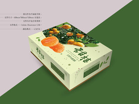 橘子包装 平面图