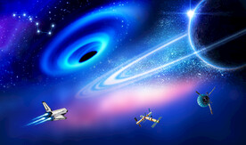 星空太空星云黑洞宇宙图