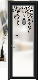 高清分层透明底平开门打印图