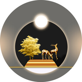 圆形光影几何02