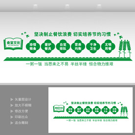 食堂标语  
