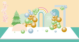 宝宝宴场地布置