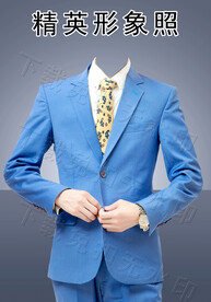 男士形象照半身证件照公司展示照