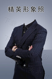 男士形象照半身证件照公司形象照