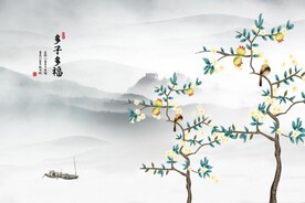 蝶恋花水墨画素材-蝶恋花水墨画图片-蝶恋花水墨画设计模板-昵图网