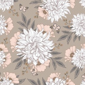 数码印花水彩花抽象花卉水彩花