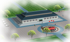 休闲山庄效果图