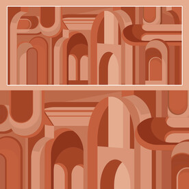 简约婚礼艺术拱门背景