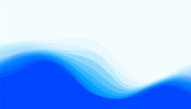 柔和蓝色波浪线