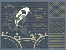 鲢鱼 中国风装饰画