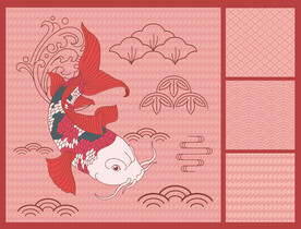 鲢鱼 中国风装饰画