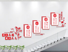 廉政楼梯文化墙
