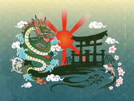 中国龙 国潮风装饰画