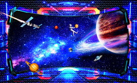 宇宙星空拍照立体画