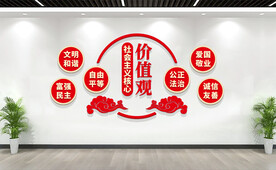 核心价值观文化墙