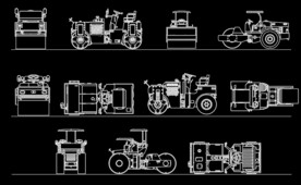 拖拉机CAD图库