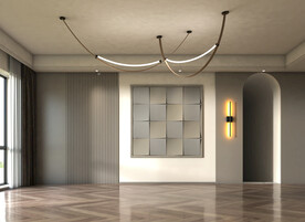 现代客厅背景墙