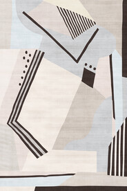 抽象几何地毯图案设计