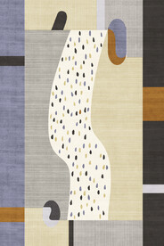 抽象几何地毯图案设计