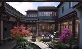 中式古建园林景观