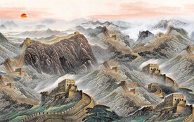 长城背景墙
