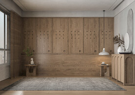 3D极简轻奢现代卧室背景墙