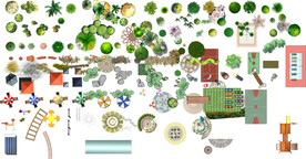 户外高清彩平素材PSD