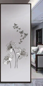 高清分层透明底玄关打印图