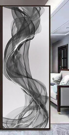 高清分层透明底玄关打印图