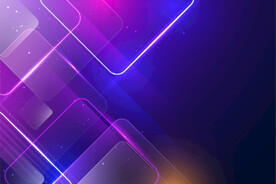 霓虹灯效果时尚背景