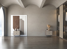 现代轻奢卧室背景墙