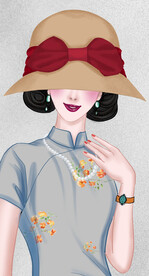 装饰画 美女 绘画