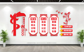 社会主义核心价值观展板