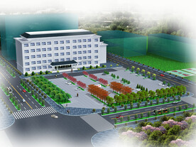 广场绿化效果图