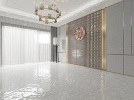 新中式客厅场景家具空景