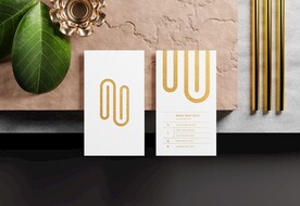 创意简约名片样机