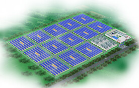 光伏发电项目鸟瞰图