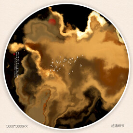 水墨山水装饰画