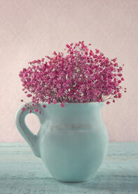 装饰画 晶瓷画 红色花