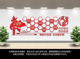 党员风采照片展示墙