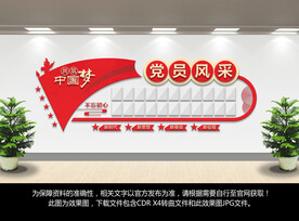 党员风采文化墙