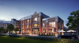 住宅小区配套沿街商业效果图